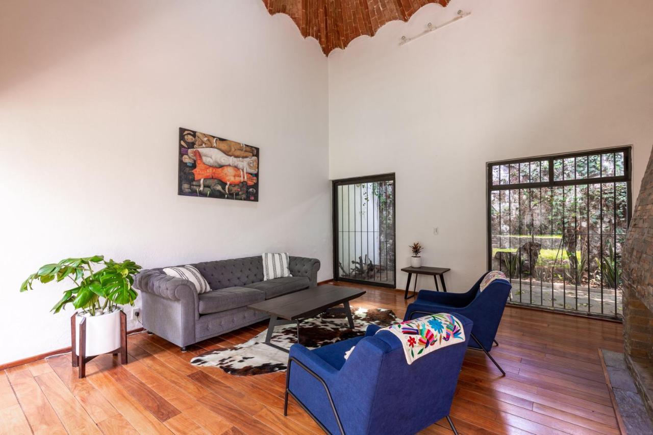 Casa Blanca In Coyoacan メキシコシティ エクステリア 写真